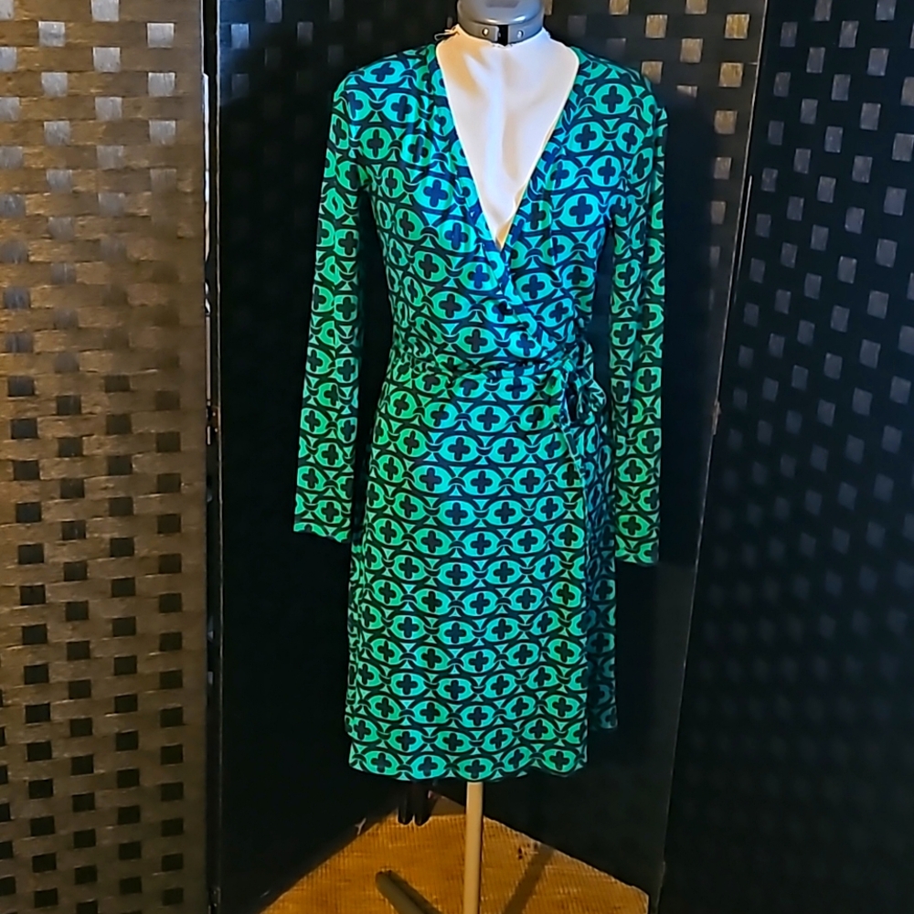Boden Green/Blue Silvia Wrap